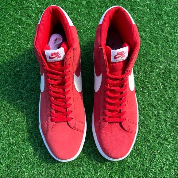 Nike Sb Zoom Blazer Mid University Red / White - Picture 6 of 13